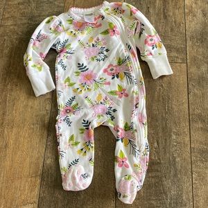 Kushies 3 Month Baby Girl Sleeper